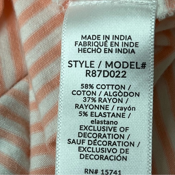 Splendid Striped Womens  Cotton Tank Beach Nautical preppy  Coastal M Outdoor - Picture 7 of 9